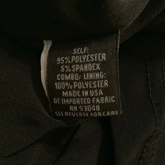 Collection Dressbarn One Shoulder Black Dress 14 - Picture 5 of 5